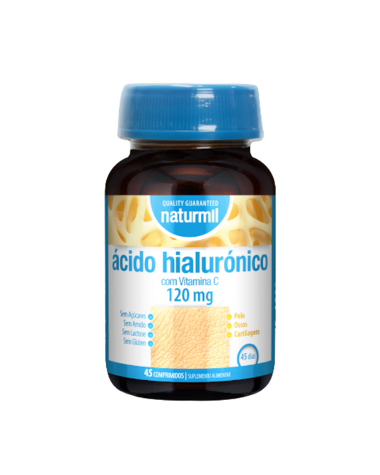Ácido Hialuronico 120mg – 45 comprimidos – Naturmil