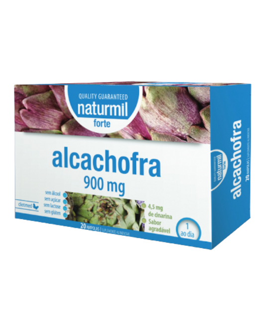 Alcachofra Forte 900 mg – 20 ampolas – Naturmil