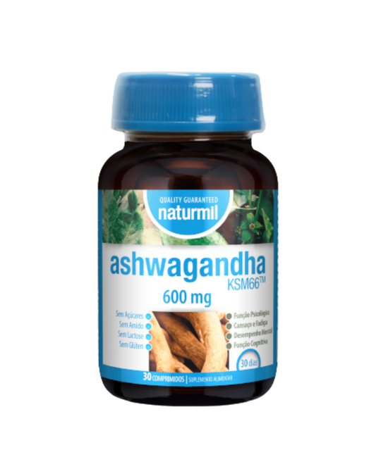 Ashwagandha 600 mg – 30 comprimidos – Naturmil