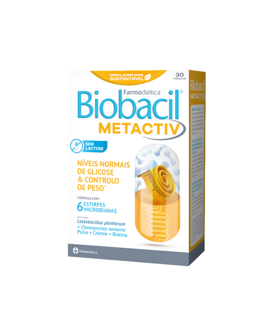 BIOBACIL METACTIV – 30 CÁPSULAS – FARMODIÉTICA
