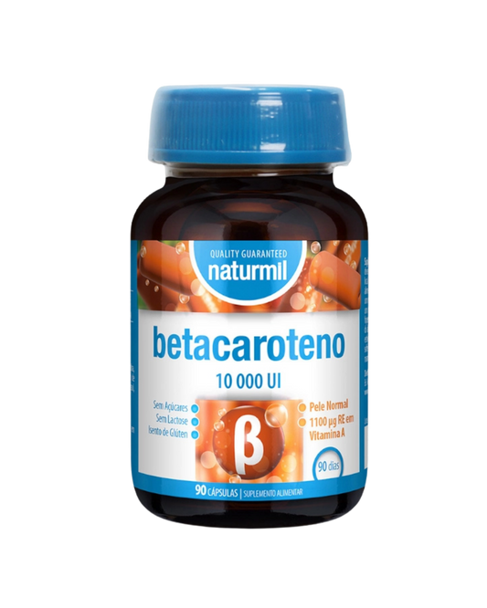 Beta-Caroteno 10000 UI – 90 cápsulas – Naturmil