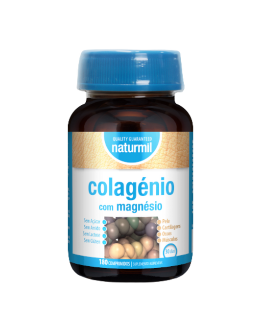 Colagénio com Magnésio – 180 comprimidos – Naturmil