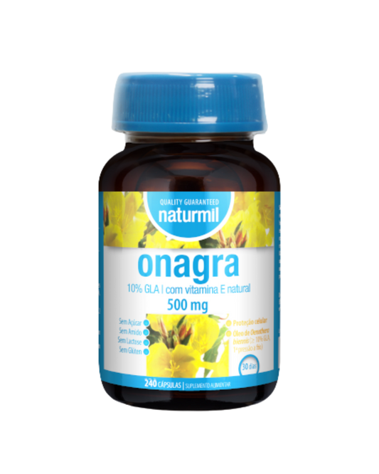 Onagra 500 mg – 240 cápsulas – Naturmil