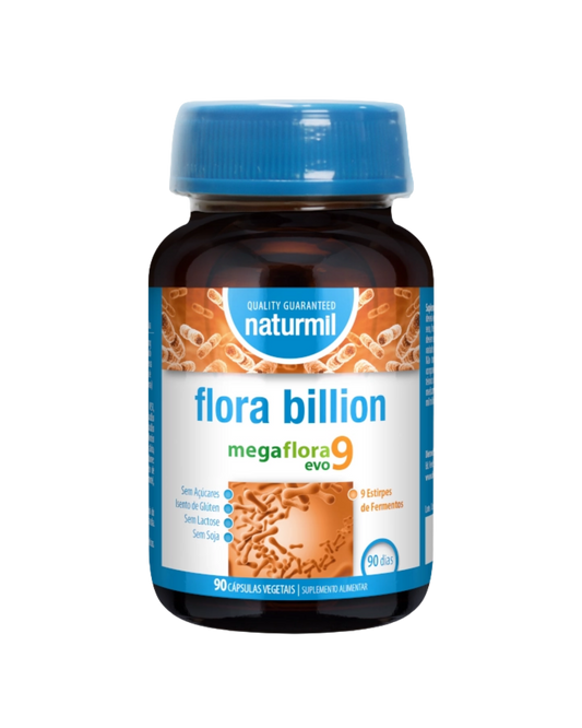 FLORA BILLION MEGAFLORA 9 EVO – 90 CÁPSULAS – NATURMIL