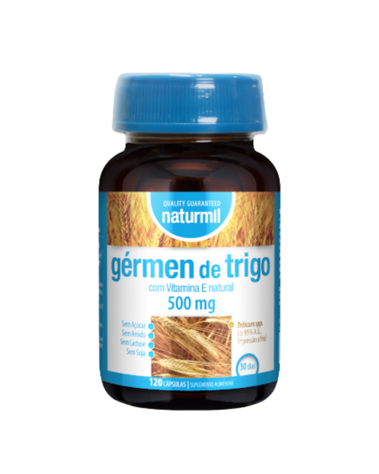 Germen de Trigo 500 mg – 120 cápsulas – Naturmil