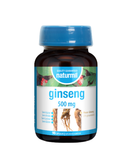Ginseng 500 mg – 90 cápsulas – Naturmil