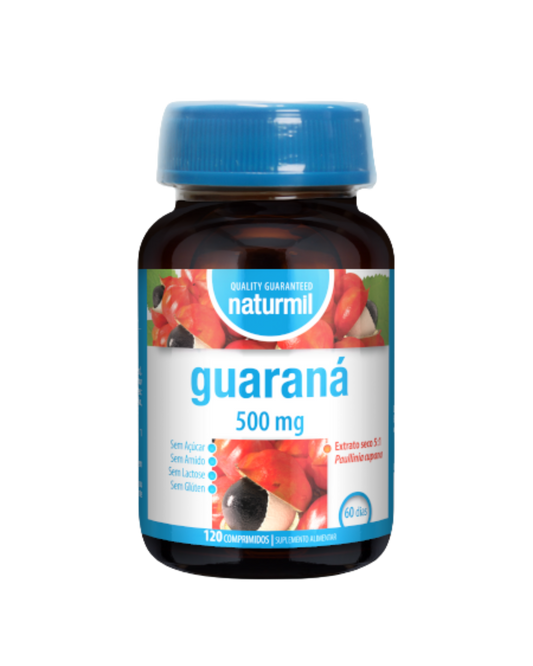 Guarana 500 mg – 120 comprimidos – Naturmil