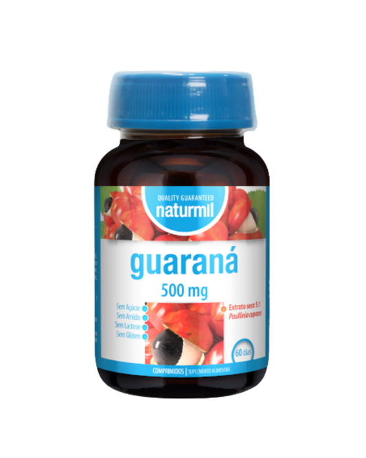 Guarana 500 mg – 60 comprimidos – Naturmil