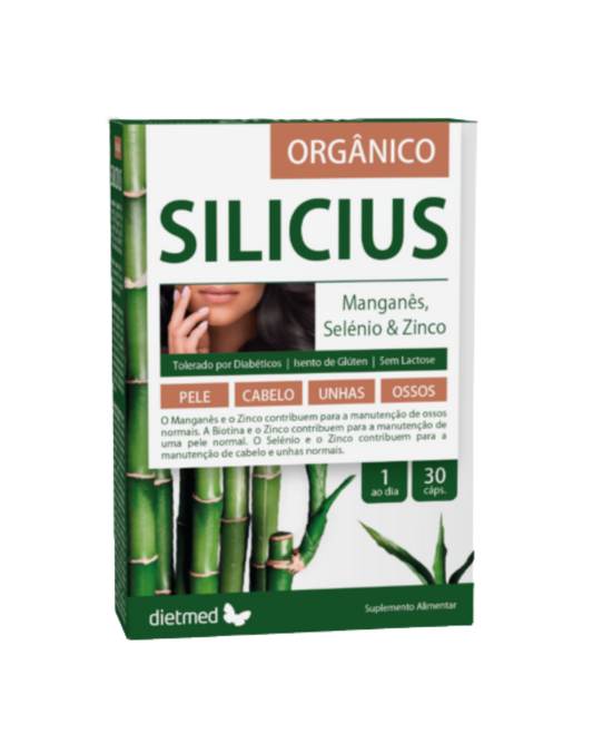 SILICIUS ORGÂNICO – 30 CÁPSULAS – DIETMED