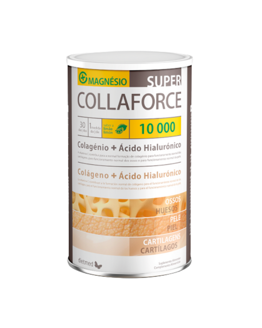 SUPER COLLAFORCE 10000 + MAGNÉSIO LIMÃO – 450 G – DIETMED