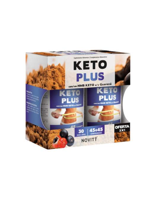 KETO PLUS – 45 + 45 COMPRIMIDOS – NOVITY