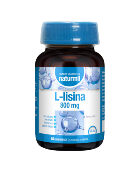L-LISINA 800 MG – 60 COMPRIMIDOS – NATURMIL