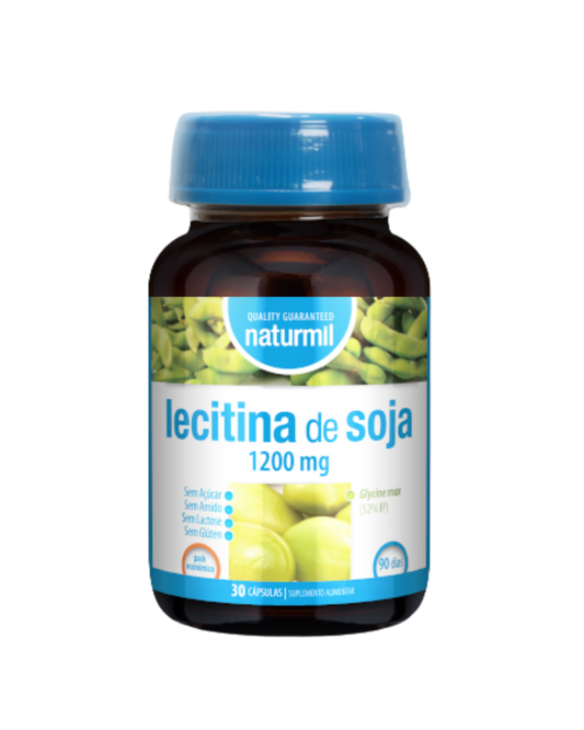 Lecitina de Soja 1200 mg – 30 cápsulas – Naturmil