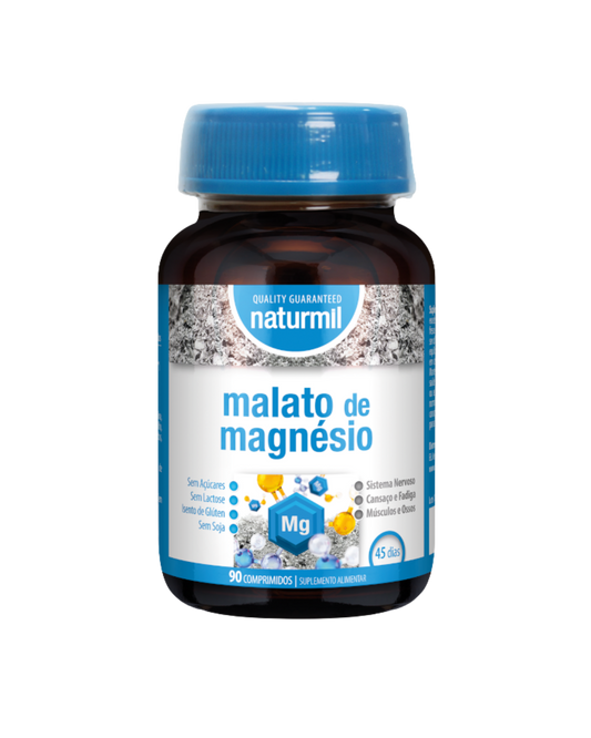 MALATO DE MAGNÉSIO – 90 COMPRIMIDOS – NATURMIL