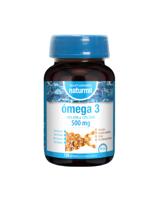 Ómega 3 500 mg – 120 cápsulas – Naturmil