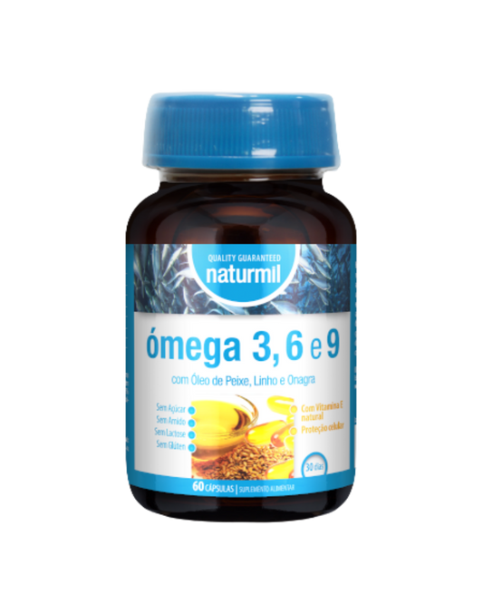Ómega 3 6 9 – 60 cápsulas – Naturmil