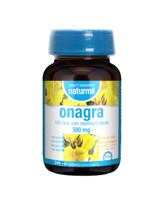 Onagra 500 mg – 420 cápsulas – Naturmil