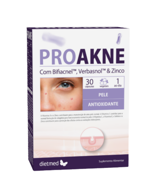 Proakne – 30 cápsulas – DietMed