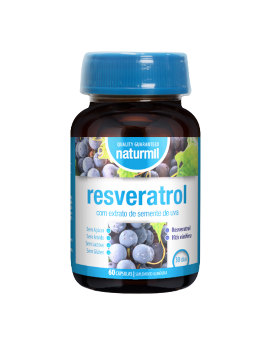 RESVERATROL – 60 CÁPSULAS – NATURMIL