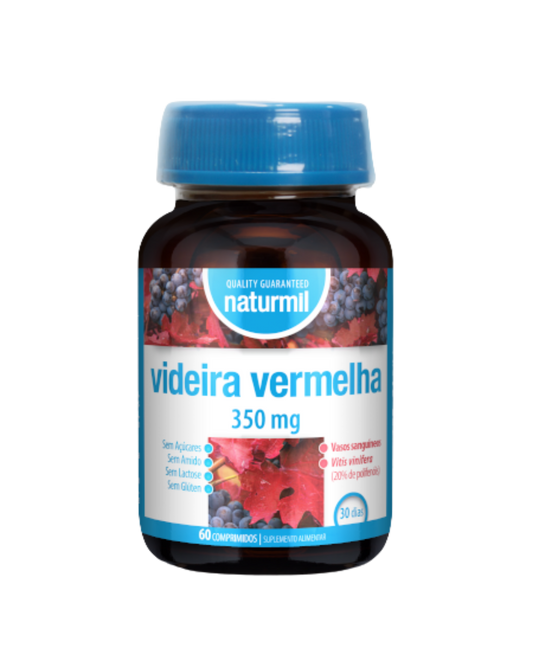 Videira Vermelha 350 mg – 60 comprimidos – Naturmil
