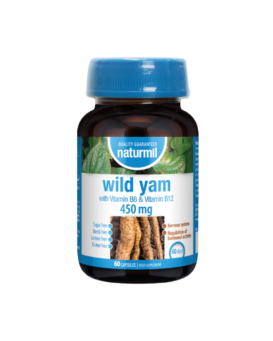 Wild Yam 450mg – 60 cápsulas – Naturmil